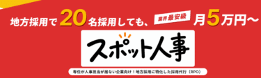 スポット人事の口コミから評判を徹底調査!利用方法は？